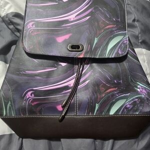 Stylish Black and Purple Men's Bag